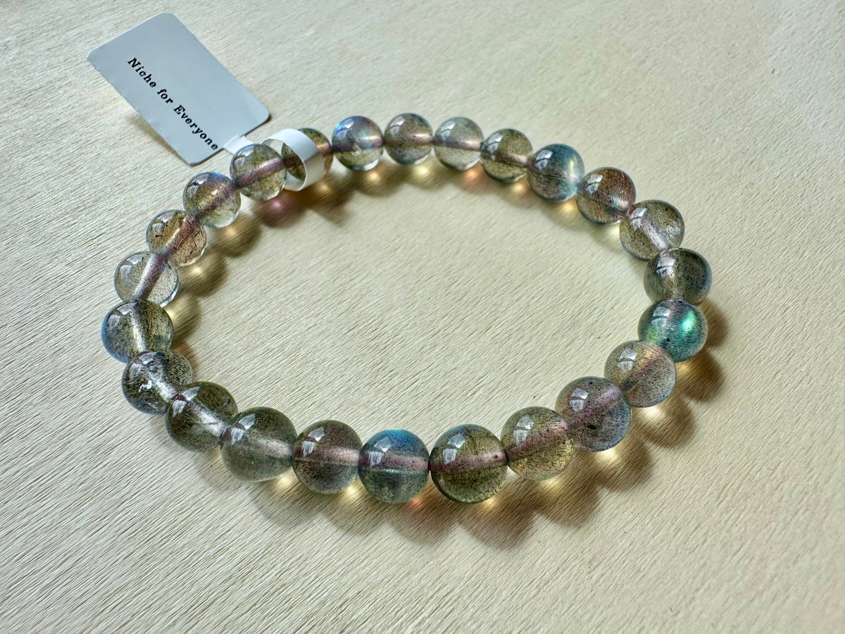 Natural Labradorite Bracelet (Ref: L001)