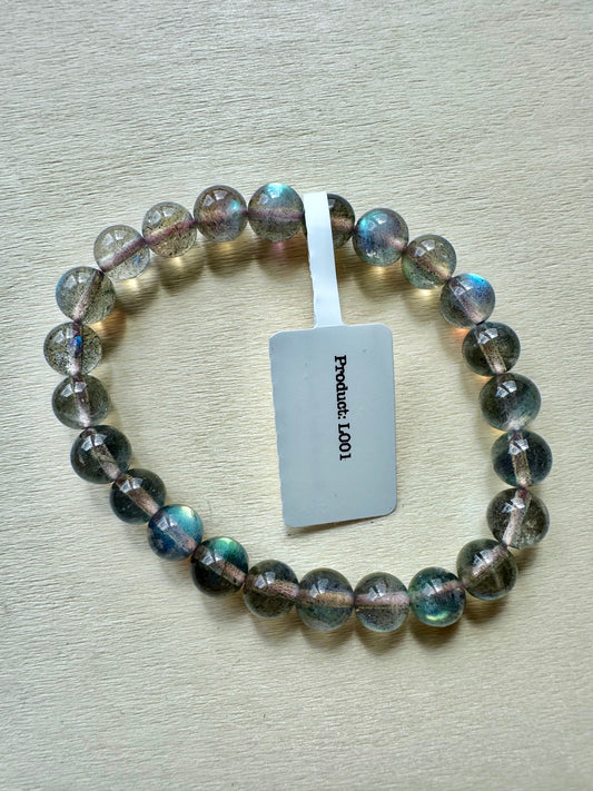 Natural Labradorite Bracelet (Ref: L001)