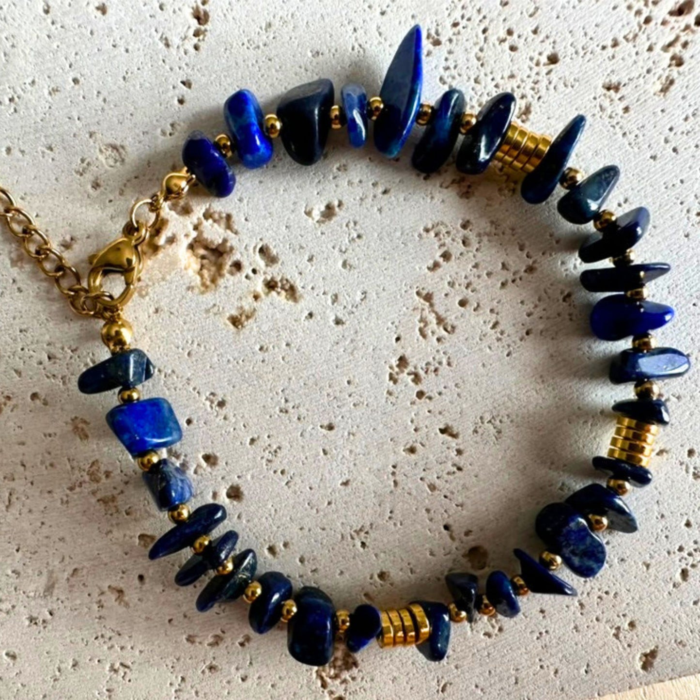 Lapis Lazuli Natural Stone Bracelet
